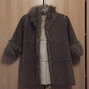 Toddlers suede jacket