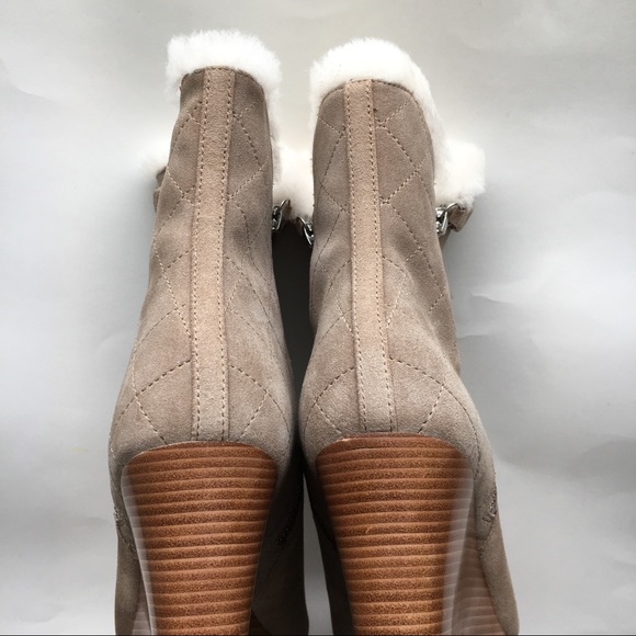 Michael Kors Whitaker wedge dark khaki boots - Picture 7 of 7