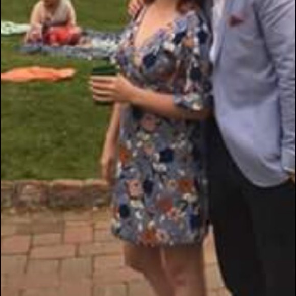 ZARA Floral Print Dress - Picture 3 of 3