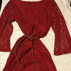 Red Lace Dress