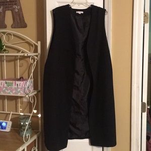 Plus Size Professional Knee Length Vest