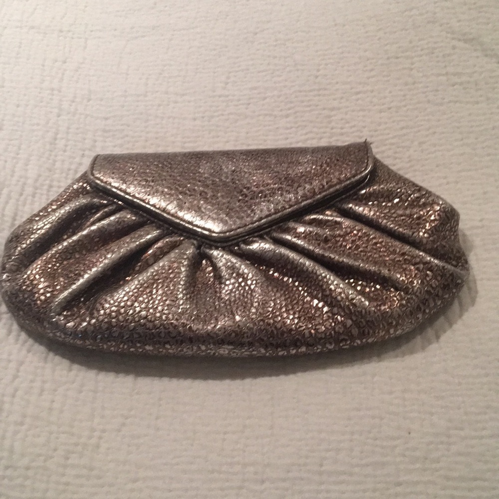 Lauren Merkin Diana Metallic Bubble Clutch