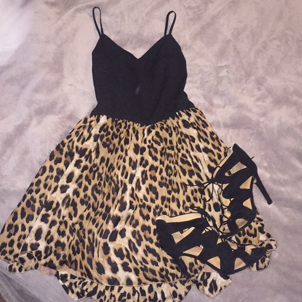 Open Back Mini Dress