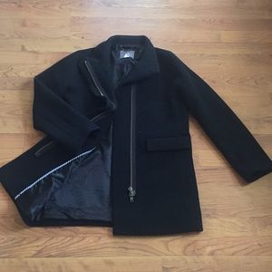 J Crew | Stadium Wool Coat in Black