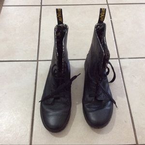 Dr Martens Floral Lined Boots Size 7