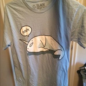 Narwhal "nah" tee