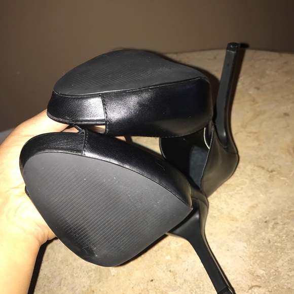 Bebe leather peep toe heels - Picture 5 of 6