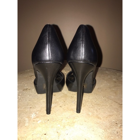 Bebe leather peep toe heels - Picture 4 of 6