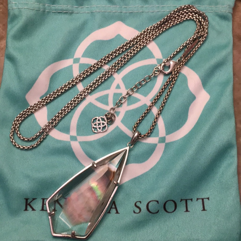 Kendra Scott Silver Pendant Necklace