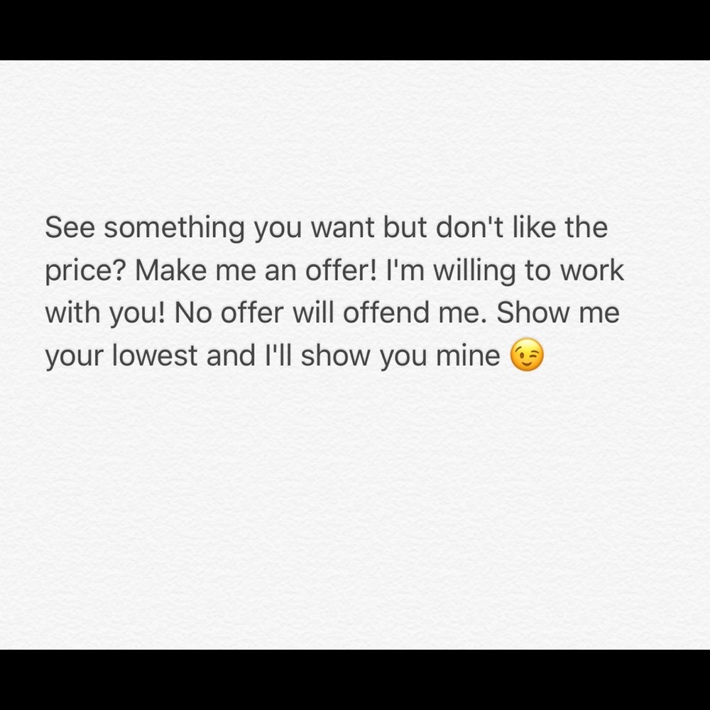 Open to all offers!!