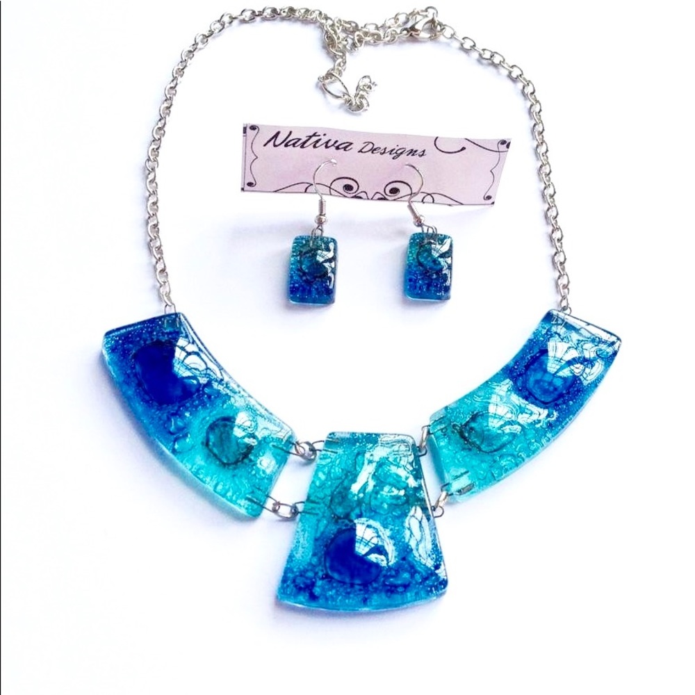 Fused Glass Necklace