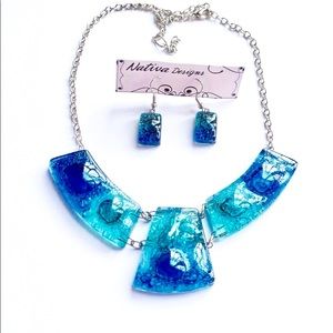 Fused Glass Necklace