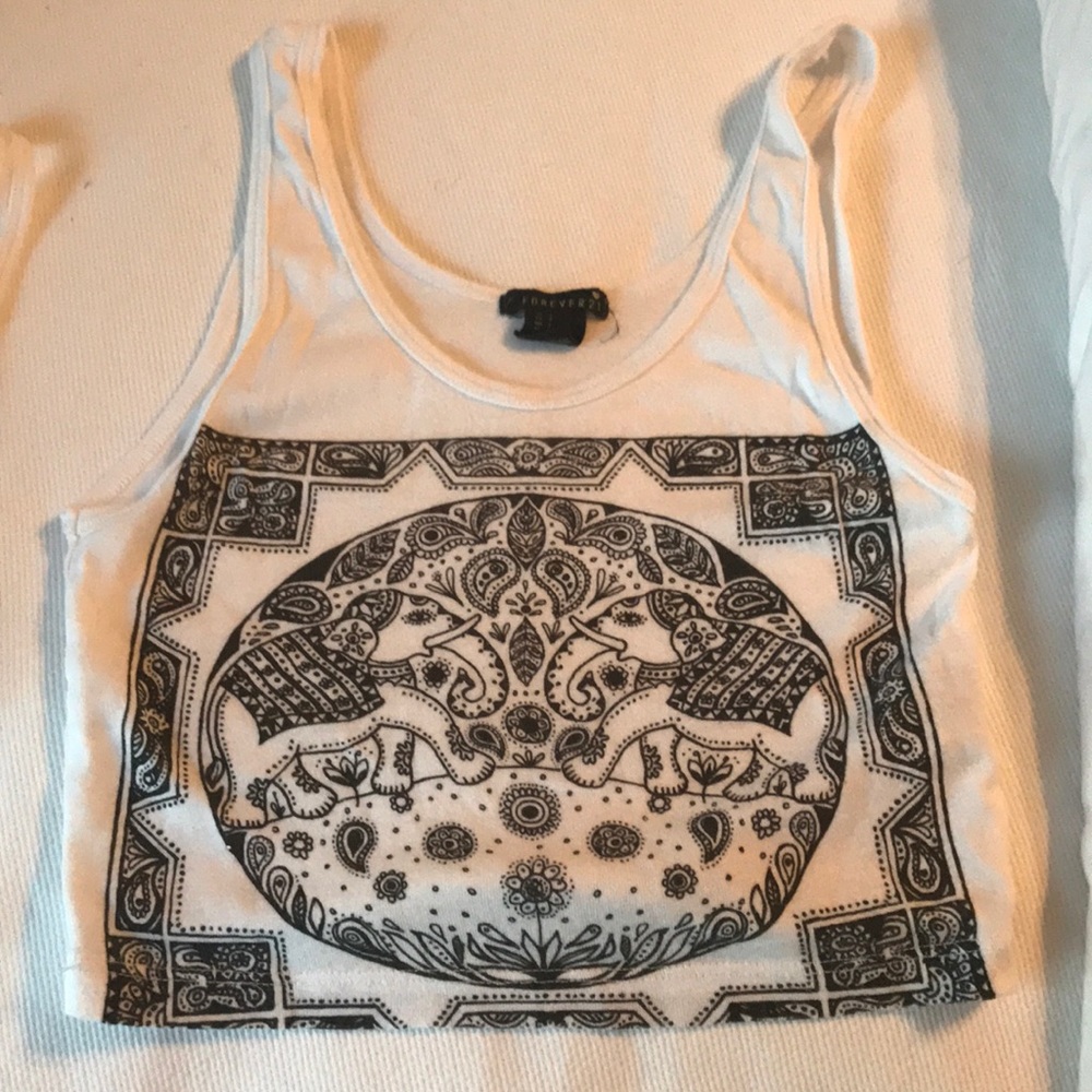 Elephant Crop-Top