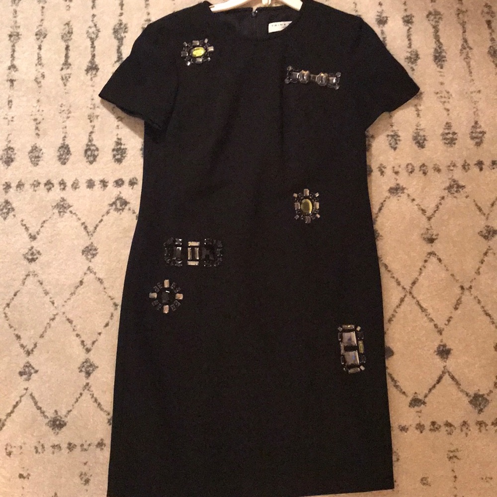 Trina Turk black embellishment dress