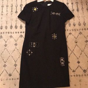 Trina Turk black embellishment dress