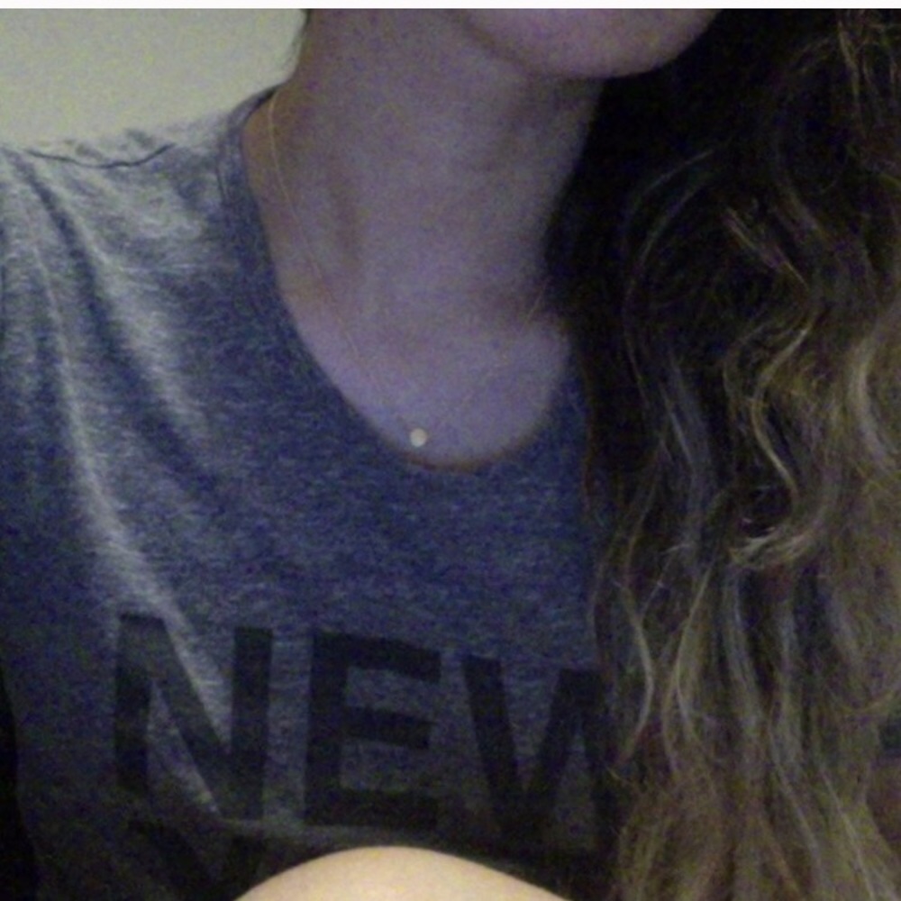 Tiny gold dot circle necklace choker minimalist - Picture 6 of 6