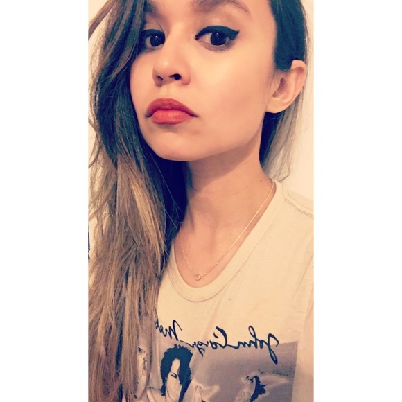 Tiny gold dot circle necklace choker minimalist - Picture 4 of 6