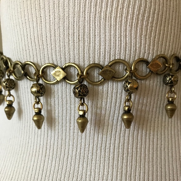 SOLD ✋ VANESSA MOONEY 🌙 Sadie Choker - Brass NWT - Picture 2 of 5