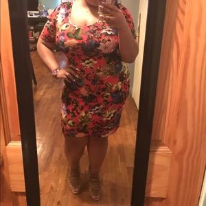 2x flower dress