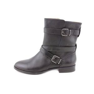 Alfani Brown Pointed Leather Ankle Boots