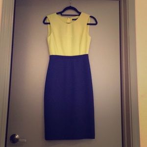 BCBG Maxazria color block dress