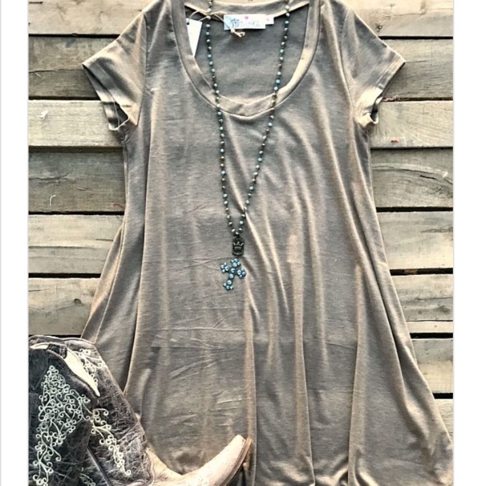 Mocha tunic dress
