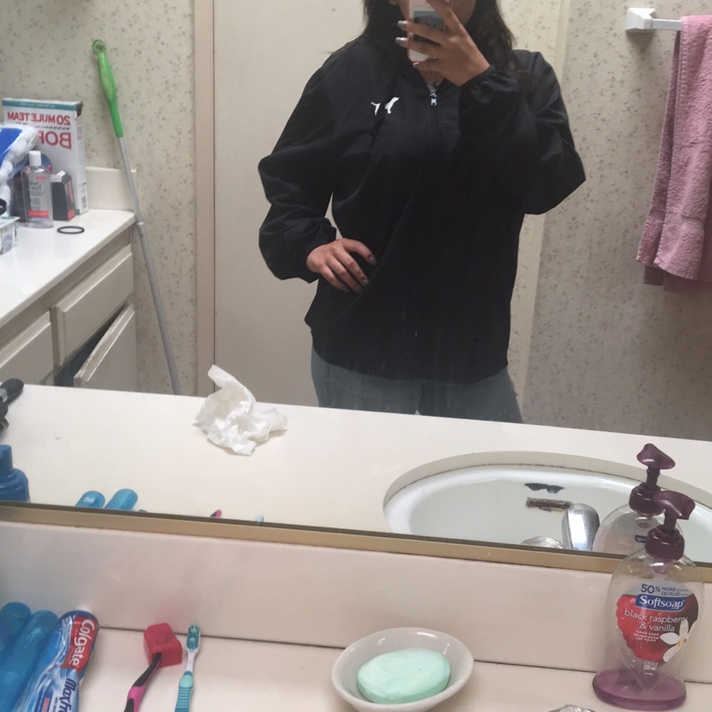 VS pink anorak jacket