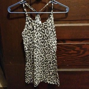 Cheetah print tank top
