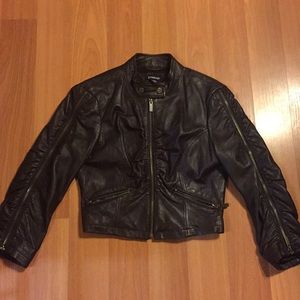 📍sale📍Beautiful BEBE Leather Jacket, NWOT