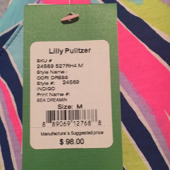 **SOLD** Lilly Pulitzer Sea Dreamin Cori Dress - Picture 3 of 4