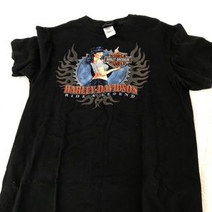 Rome Harley Davidson Tee Shirt