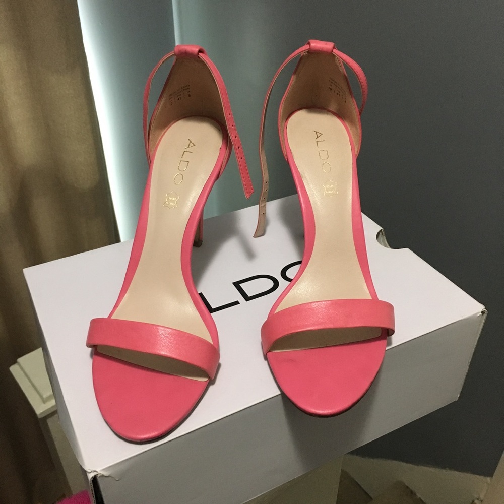 Aldo's blush pink heeled sandal