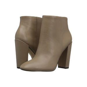 ALDO LEATHER ANKLE BOOTS BLOCK HEEL