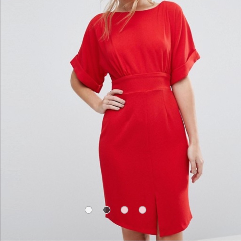 ASOS Red Dress - Picture 2 of 4