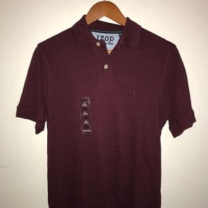 IZOD burgundy polo