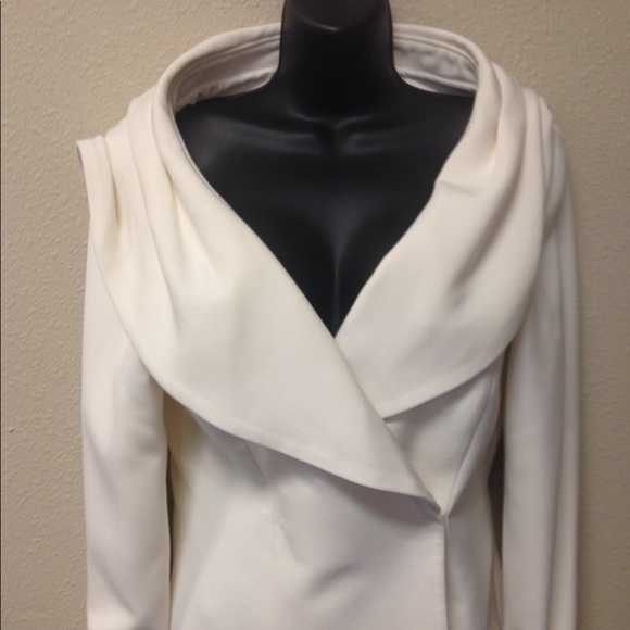 White House Black Market Jackets & Blazers - WHBM Cream Shawl Neck Jacket