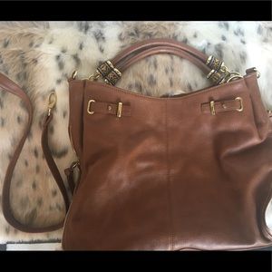 Never once used Steven Madden brown leather bag