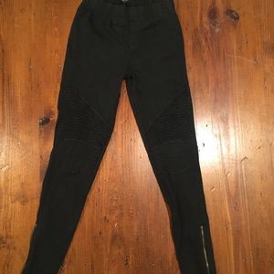 Black Moto Leggings