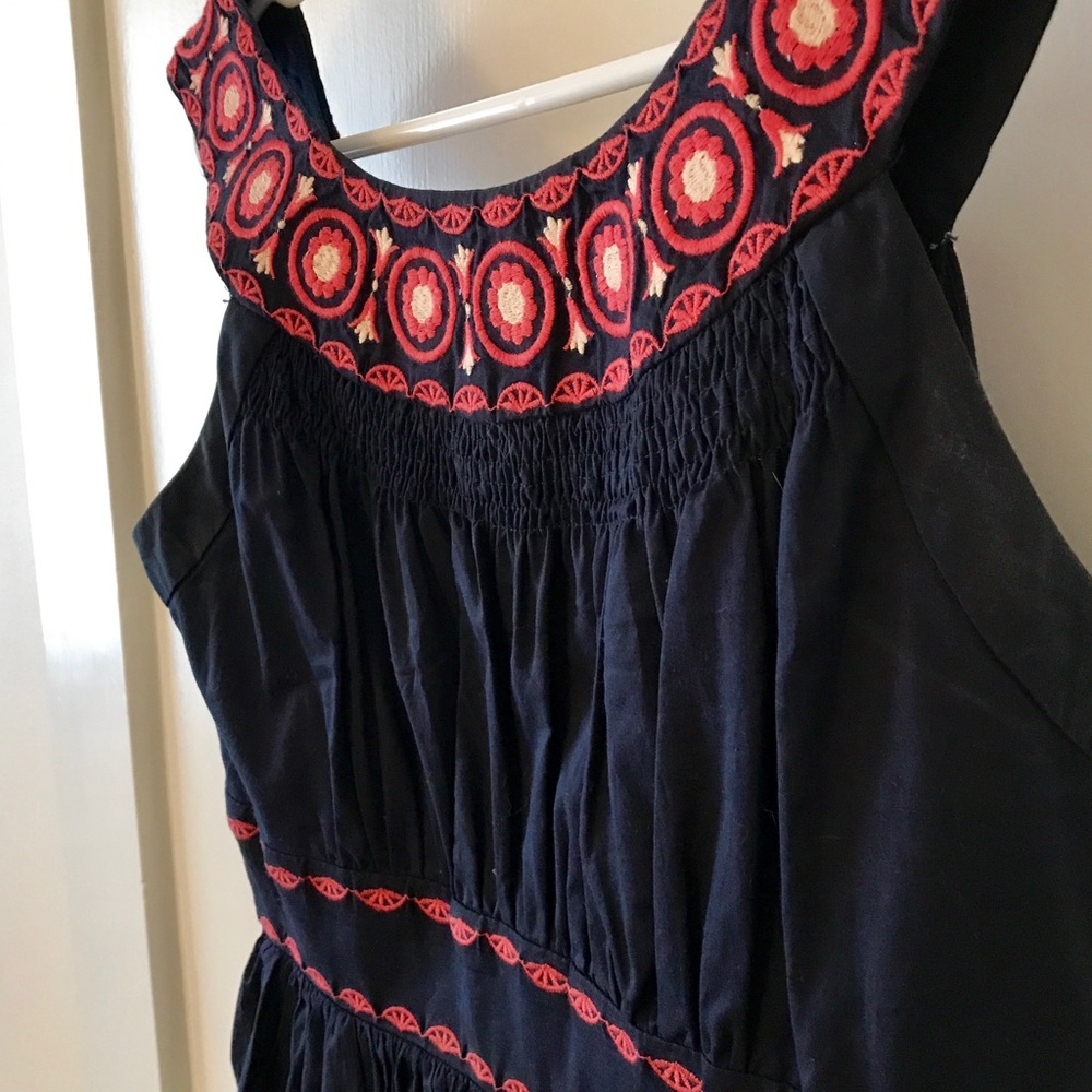 Embroidered empire waist dress!