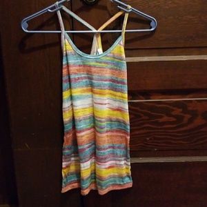 Muti-color Striped tank top