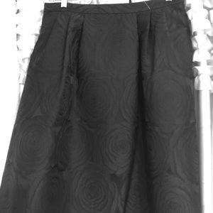 Black flair skirt