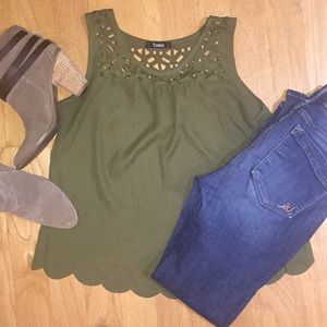 Olive Green Tank