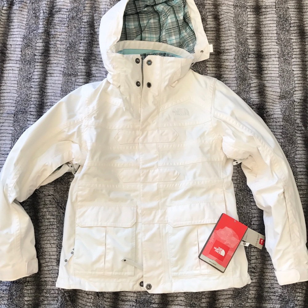 The north face three in one snow jacket size XS