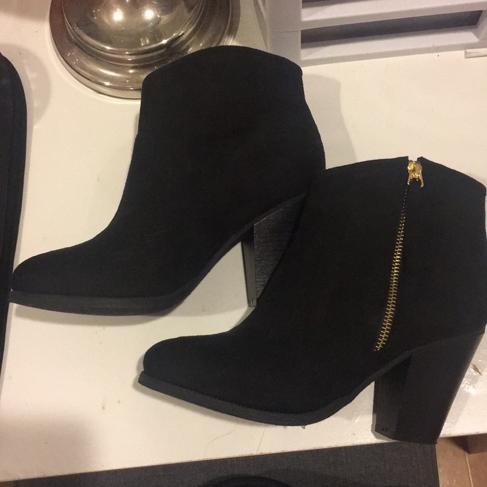 Black booties
