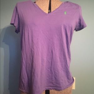 Purple Ralph Lauren shirt