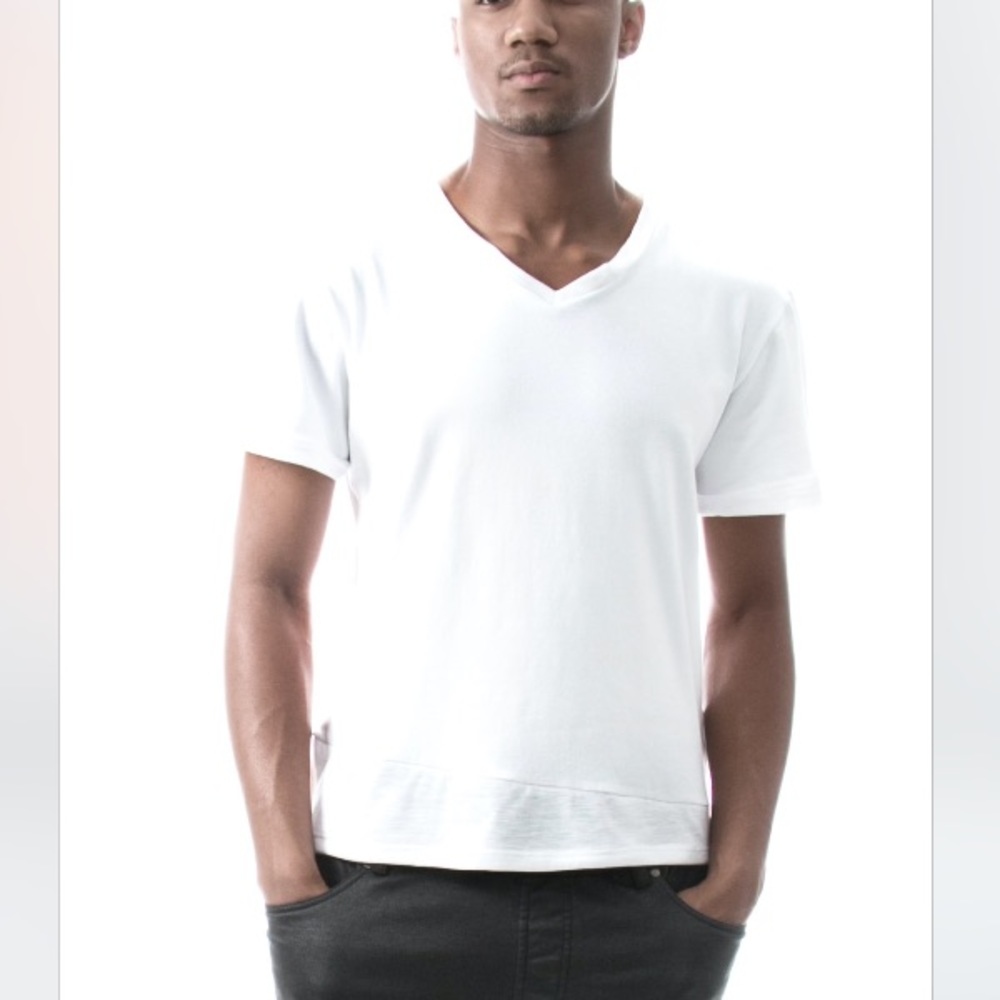 💀 OneXX White Ice V Neck Top 💀