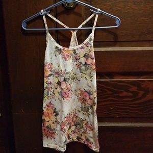 Flower colored tank top