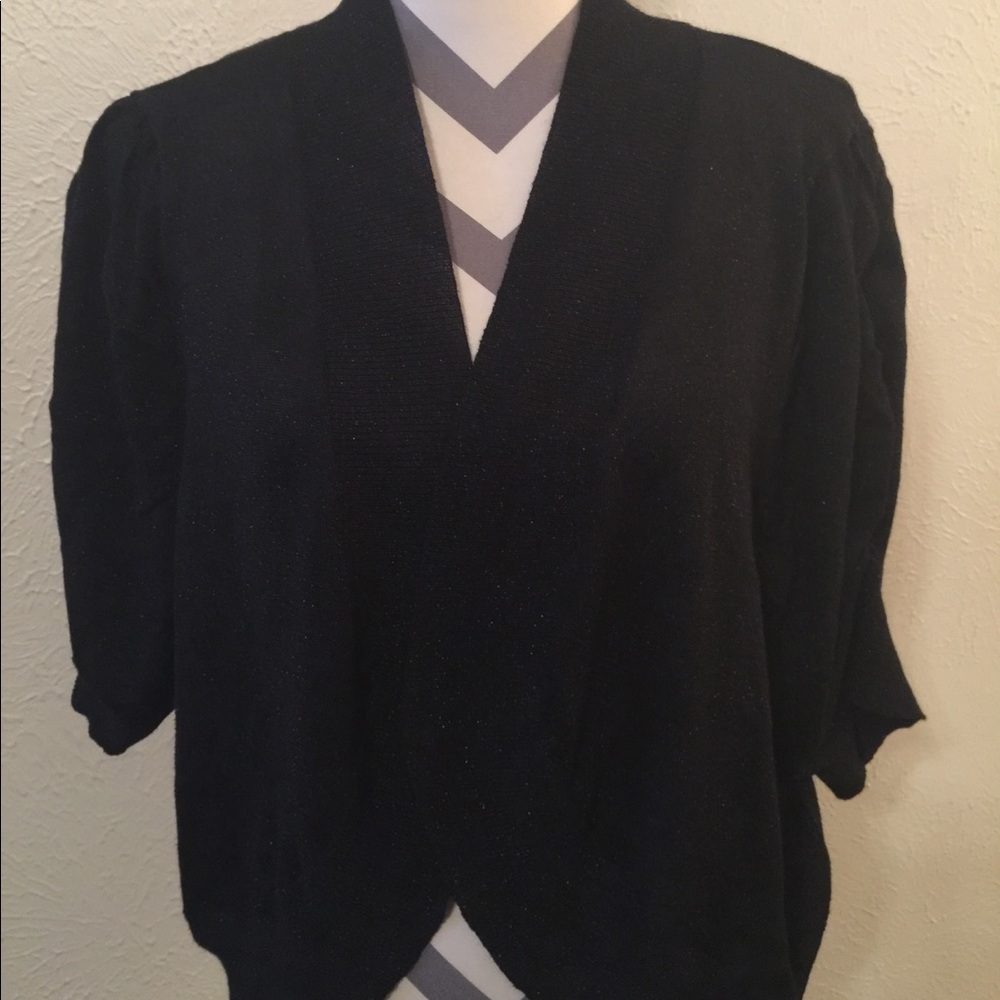 Black Sparkly Shrug