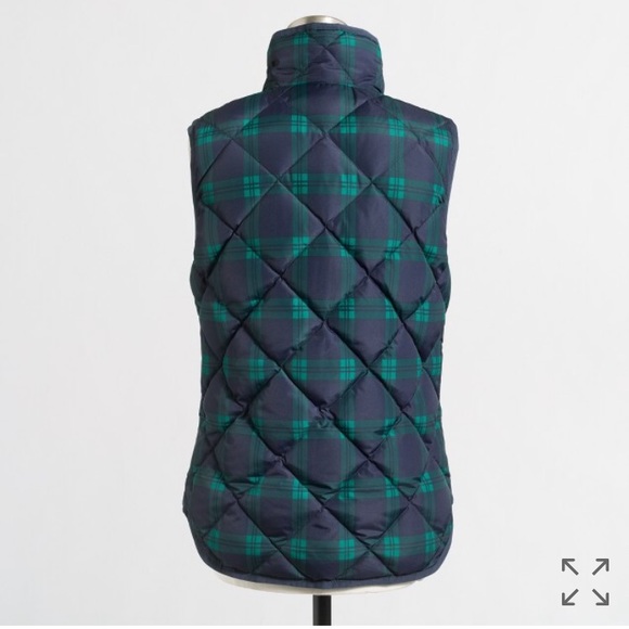 NWT J. Crew Blackwatch Quilted Puffer Vest XS - Picture 2 of 8