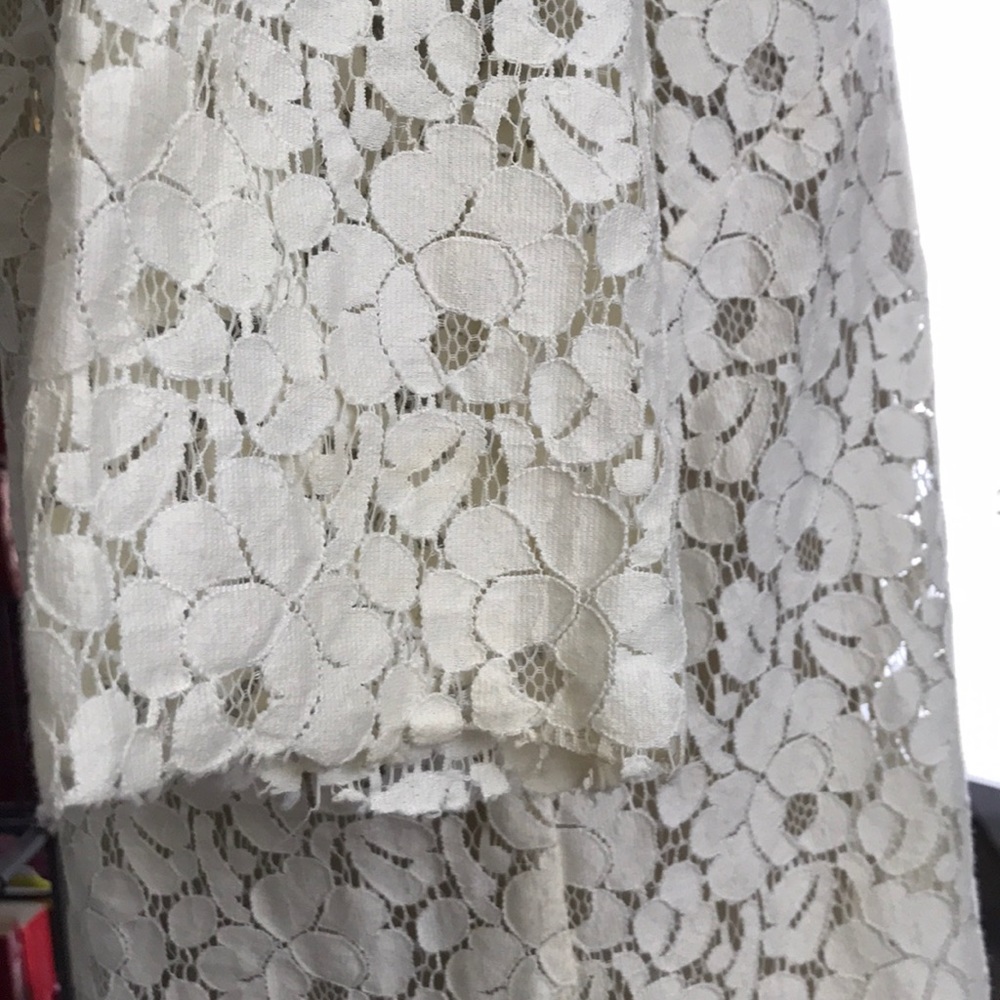 French Connection Key Hole Back Lace Dress - Picture 2 of 8